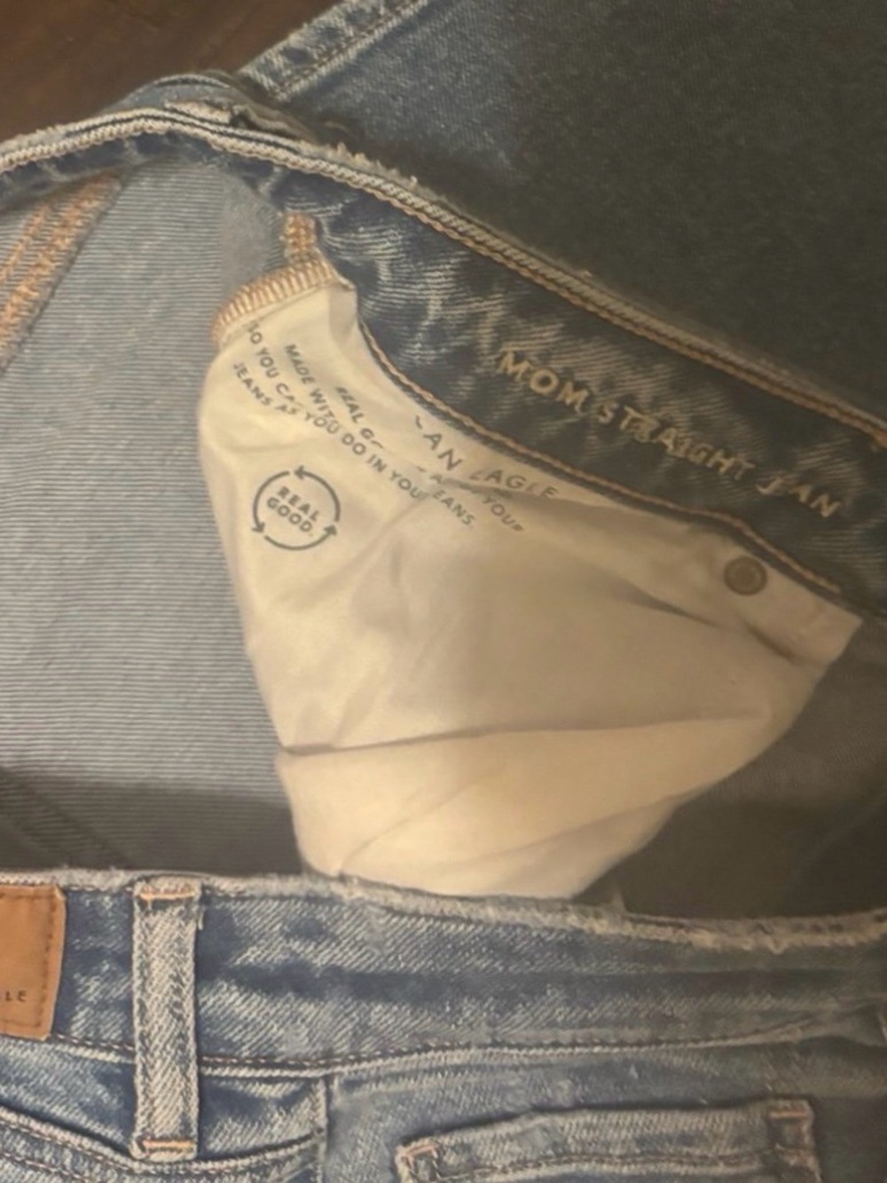 American Eagle Mom Straight Jeans Size 18 Women’s - Picture 5 of 5